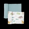 Stretch Knit Swaddle Blanket 2 Pack - Dino Pals