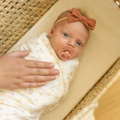 Stretch Knit Swaddle Blanket - Rainbows