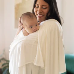 Stretch Knit Swaddle Blanket 2 Pack - White