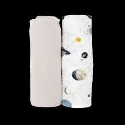 Stretch Knit Swaddle Blanket 2 Pack - Planets
