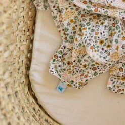 Stretch Knit Swaddle Blanket - Pressed Petals