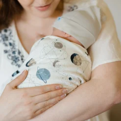 Stretch Knit Swaddle Blanket 2 Pack - Planets
