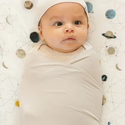 Stretch Knit Swaddle Blanket 2 Pack - Planets