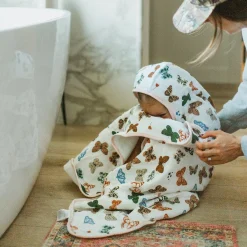 Toddler Hooded Towel - Butterflies
