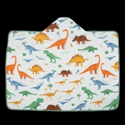Toddler Hooded Towel - Dino Names