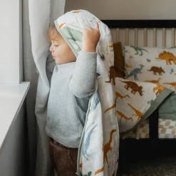 Toddler Hooded Towel - Dino Names