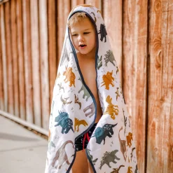 Toddler Hooded Towel - Dino Friends