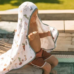 Toddler Hooded Towel - Farmyard