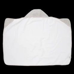 Toddler Hooded Towel - Grey Stripe