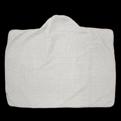 Toddler Hooded Towel - Grey Stripe