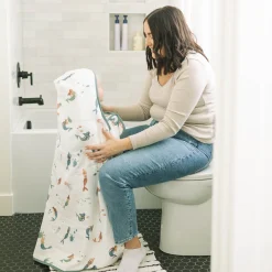 Toddler Hooded Towel - Mermaids