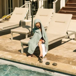 Toddler Hooded Towel - Sea