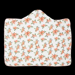 Toddler Hooded Towel - Watercolor Roses